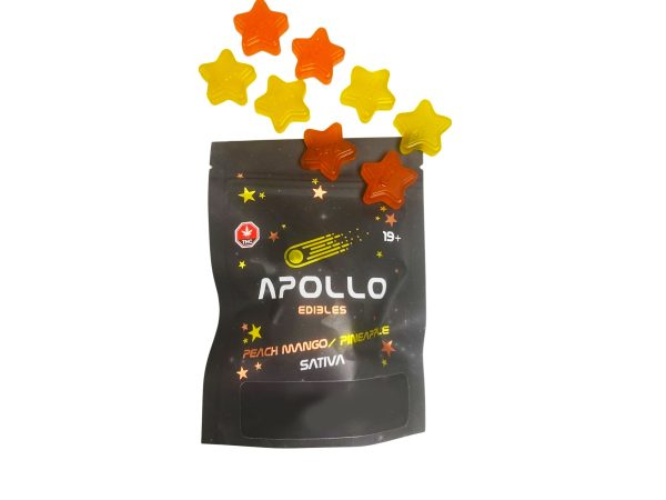 Apollo Gummies – Sativa Peach Mango/Pineapple – 1000mg Edibles Buy Weed Online