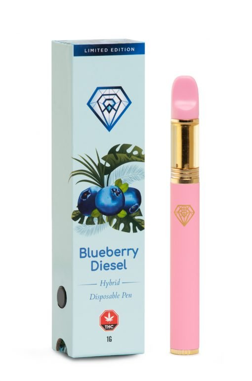 Diamond Concentrates Disposable (Distillate) – Blueberry Diesel (1g) **Limited Edition Concentrates Buy Weed Online Diamond Concentrates Disposable (Distillate) – Blueberry Diesel (1g) **Limited Edition Concentrates Buy Weed Online