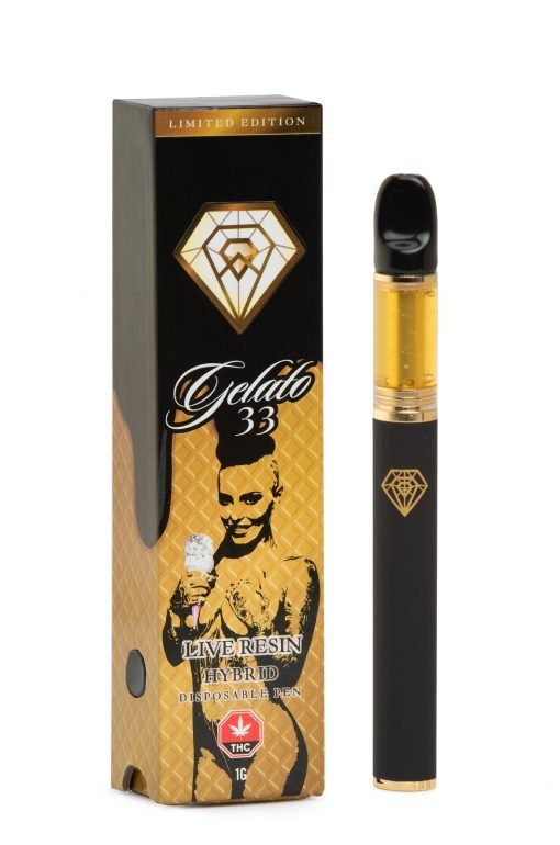 Diamond Concentrates Disposable (Live Resin) – Gelato 33 (1g) **Limited Edition Concentrates Buy Weed Online Diamond Concentrates Disposable (Live Resin) – Gelato 33 (1g) **Limited Edition Concentrates Buy Weed Online