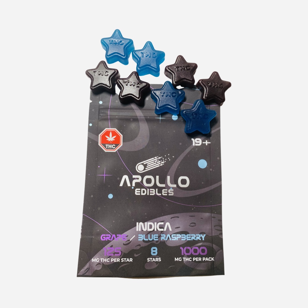 Apollo Gummies – 1000mg INDICA – Grape/Blue Raspberry Edibles Buy Weed Online Apollo Gummies – 1000mg INDICA – Grape/Blue Raspberry Edibles Buy Weed Online