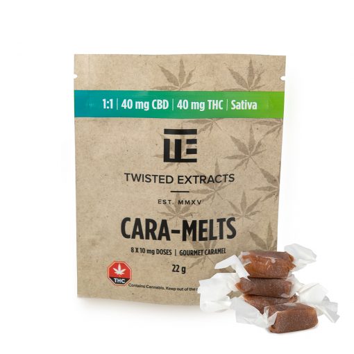 Twisted Extracts – Cara-Melts 1:1 Sativa/ CBD (40mg THC + 40mg CBD) CBD Buy Weed Online Twisted Extracts – Cara-Melts 1:1 Sativa/ CBD (40mg THC + 40mg CBD) CBD Buy Weed Online