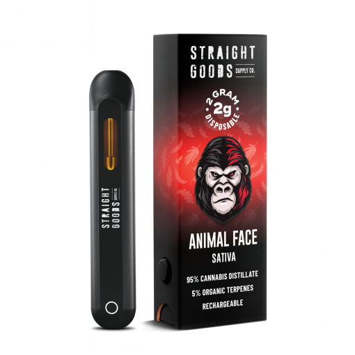 Straight Goods 2 GRAM Disposables – Animal Face (Sativa) distillate Buy Weed Online Straight Goods 2 GRAM Disposables – Animal Face (Sativa) distillate Buy Weed Online
