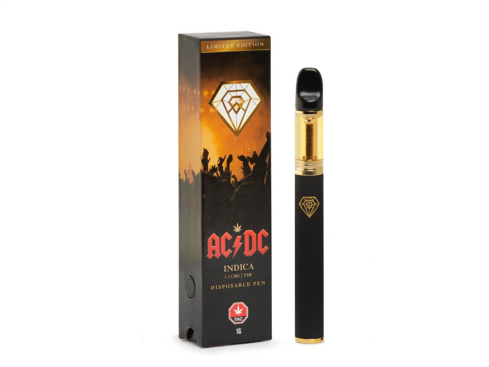 DIAMOND CONCENTRATES – DISPOSABLE VAPES – AC DC 1:1 distillate Buy Weed Online DIAMOND CONCENTRATES – DISPOSABLE VAPES – AC DC 1:1 distillate Buy Weed Online