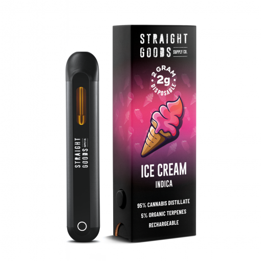 Straight Goods 2 GRAM Disposables – Ice Cream (Indica) distillate Buy Weed Online Straight Goods 2 GRAM Disposables – Ice Cream (Indica) distillate Buy Weed Online