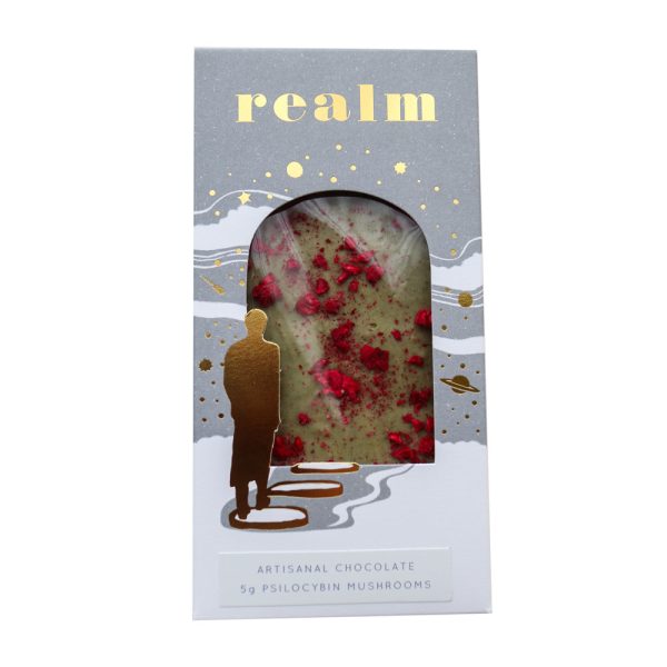 Realm Artisanal Mushroom Chocolate – Green Matcha Chocolate (5g) Edibles Buy Weed Online