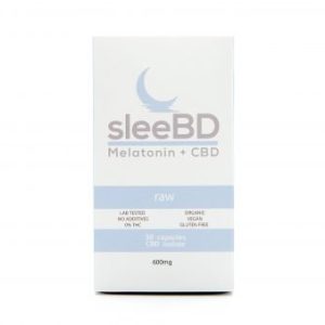 SleeBD – Raw Capsules (600mg CBD)