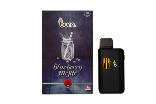 3ML Burn Disposable Vapes – Blueberry Mojito (Sativa) Vapour Pens Buy Weed Online 3ML Burn Disposable Vapes – Blueberry Mojito (Sativa) Vapour Pens Buy Weed Online