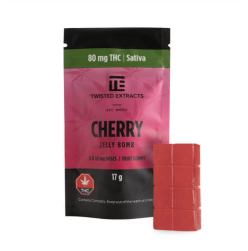 Twisted Extracts – Cherry Jelly Bomb (80mg THC) Edibles Buy Weed Online Twisted Extracts – Cherry Jelly Bomb (80mg THC) Edibles Buy Weed Online