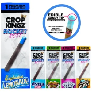 CROP KINGZ ROCKET ROLL – 5 Flavours Accessories Buy Weed Online CROP KINGZ ROCKET ROLL – 5 Flavours