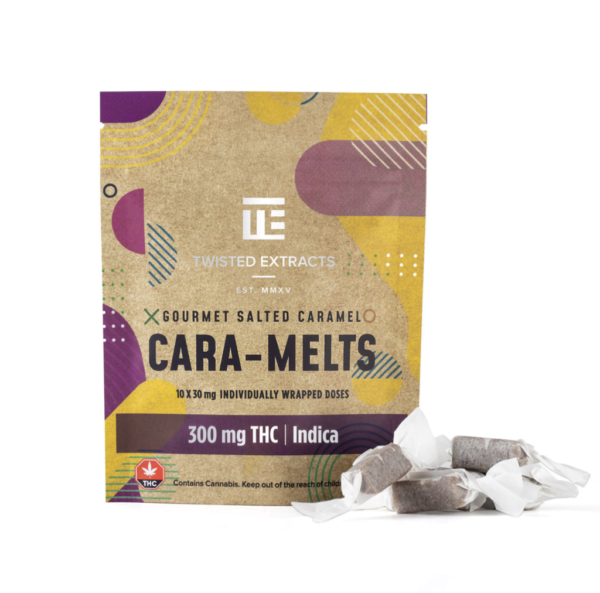 Twisted Extracts – Indica Salted Cara-Melts (300mg THC) Edibles Buy Weed Online