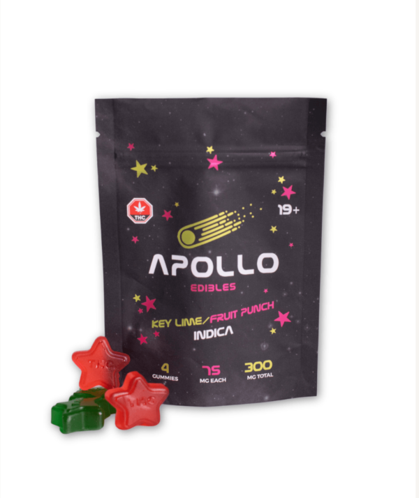 Apollo Gummies – Indica Key Lime/ Fruit Punch 300mg Edibles Buy Weed Online