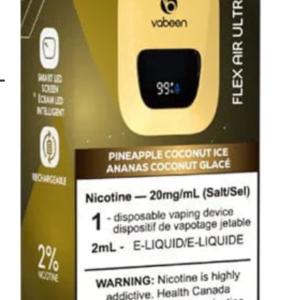 FLEX AIR ULTRA – Pineapple Coconut Ice (20mg Nicotine) Concentrates Buy Weed Online FLEX AIR ULTRA – Pineapple Coconut Ice (20mg Nicotine)