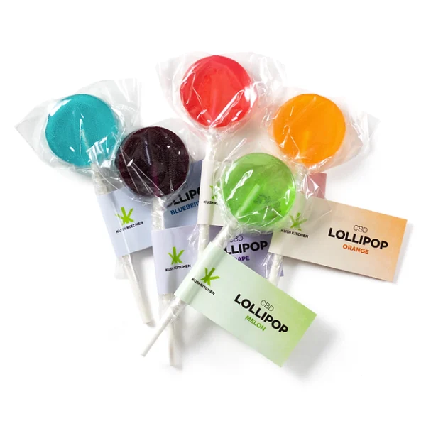 Kush Kitchen Lollipops 100mg CBD Lollipops – 5 flavours distillate Buy Weed Online