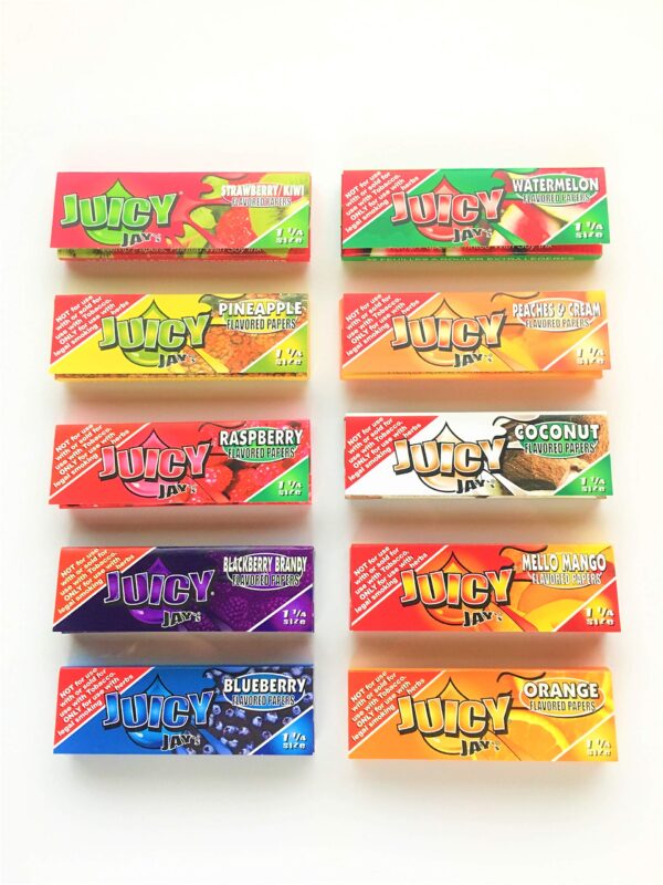 Juicy Jay’s Flavoured Papers 1¼ – 17 Flavours Accessories Buy Weed Online