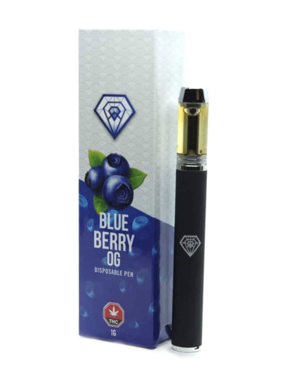 Diamond Concentrates Disposable (Distillate) – Blueberry OG (1g) Vapour Pens Buy Weed Online