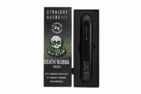 Straight Goods 2 GRAM Disposables – Death Bubba (Indica) distillate Buy Weed Online