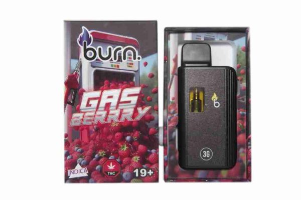 3 Gram Burn Disposable Vapes – Gas Berry (Indica) (3 Gram) Vapour Pens Buy Weed Online