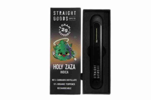 Straight Goods 2 GRAM Disposables – Holy ZaZa (Indica) distillate Buy Weed Online