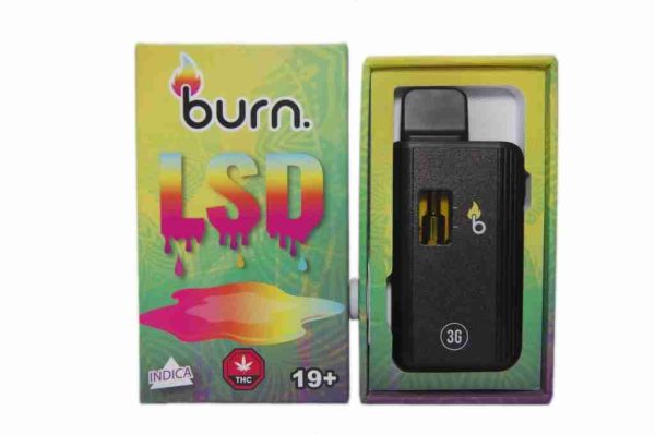 3 Gram Burn Disposable Vapes – LSD (Hybrid) (3 Gram) Vapour Pens Buy Weed Online