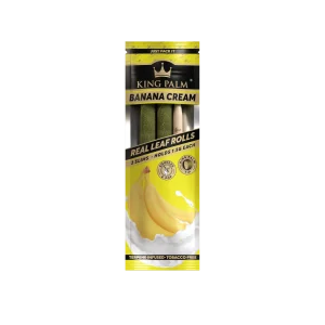 King Palm | Slim Rolls | 2 Pack - Banana Cream