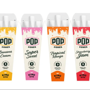 POP Cones King Size – 4 Flavours