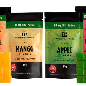 Twisted Extracts – Jelly Bomb (80mg THC) Edibles Buy Weed Online Twisted Extracts - Jelly Bomb (80mg THC)